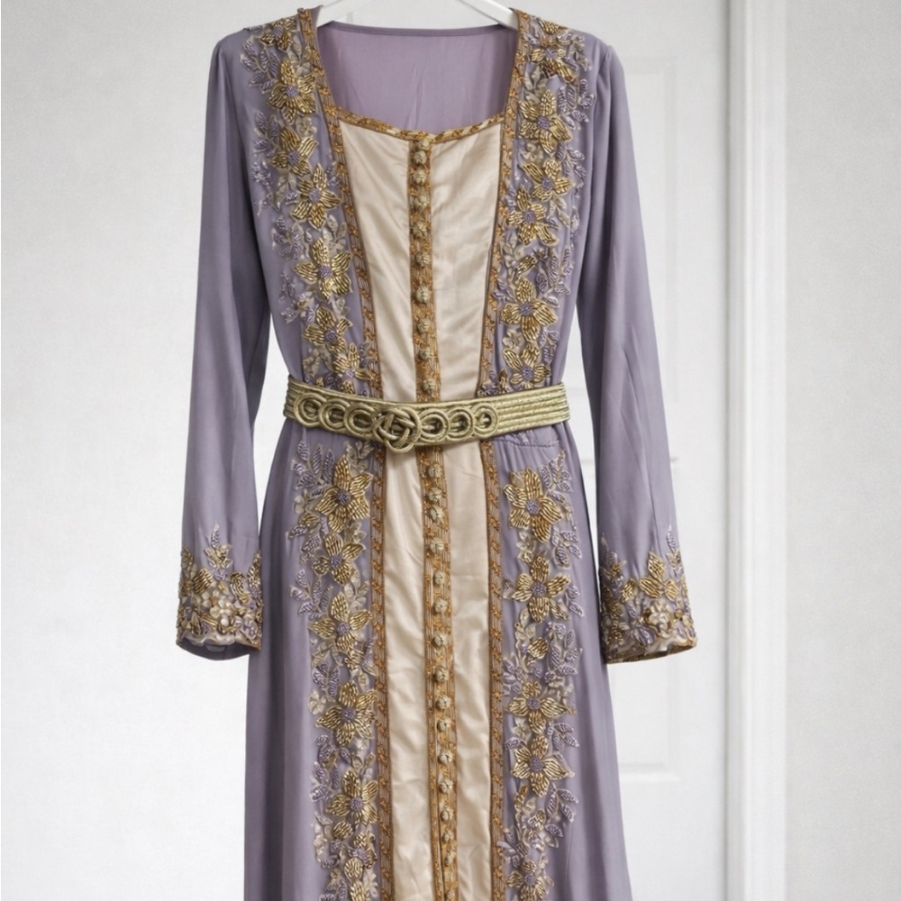 Beaded kaftan Arabian dress Moroccan